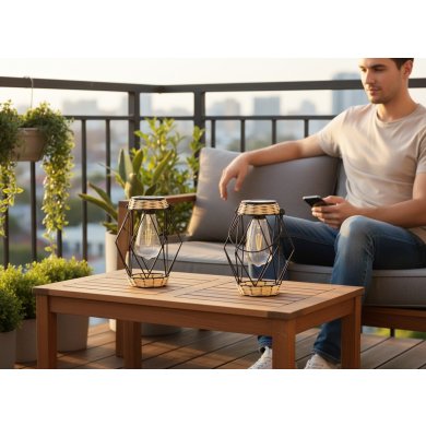 Декоративный светильник на солнечной батарее Garden Line LAP5924 Черный LAP5924 фото - 4