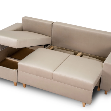 Раскладной диван Mebel Elit ELIO Бежевый MGK.ELIO/VELLUTO2/NAR фото - 4