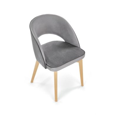 Обеденный стул Halmar Marino Monolith Светло-серый V-PL-N-MARINO-D.MIODOWY-MONOLITH85 фото - 6