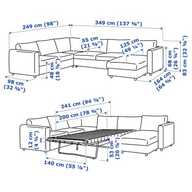 IKEA VIMLE (ИКЕА ВИМЛЕ) 89537168 фото - 8