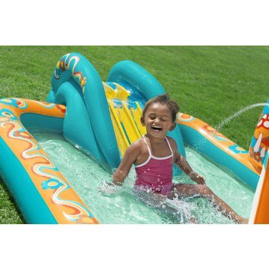 Надувной детский бассейн Bestway 53164 РЕТРО 193х152х74 см Принт BES53164 фото - 7