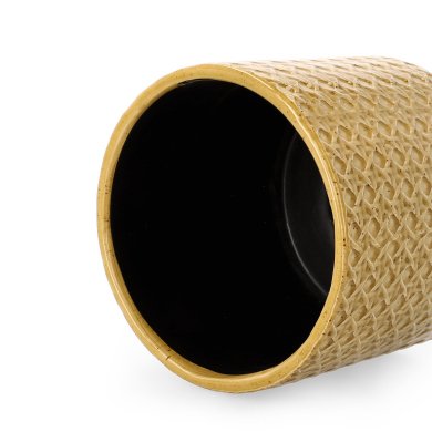 Кашпо Homla RATTAN 16x14,5 см | Горчичный 206327 фото - 2