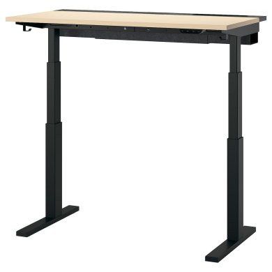 IKEA Письменный стол для работы сидя/стоя MITTZON Береза (ИКЕА МИЦОН) 89526136