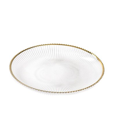 Тарілка Homla MEGALO 27 см Прозорий - 2 Тарілка Homla MEGALO 27 см Прозорий 215416 фото - 2