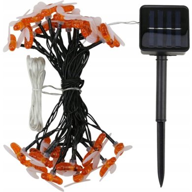 Декоративна гірлянда на сонячній батареї Garden Line 20 LED 3,8 м Теплий-білий - 2 Декоративна гірлянда на сонячній батареї Garden Line 20 LED 3,8 м Теплий-білий SOL3637 фото - 2