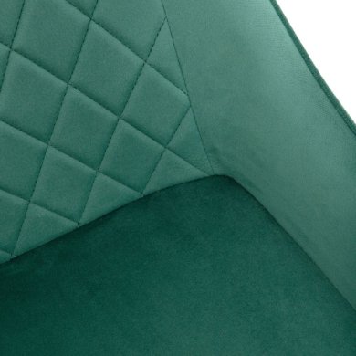 Обідній стілець поворотний Homla LAURENT Welur Зелений 213727 фото - 4