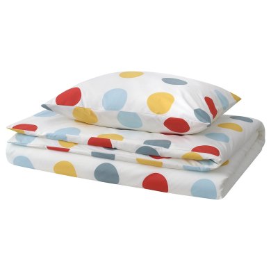 IKEA Комплект постельного белья BRUKSVARA 150х200 см Принт (ИКЕА БРУКСВАРА) 40573822