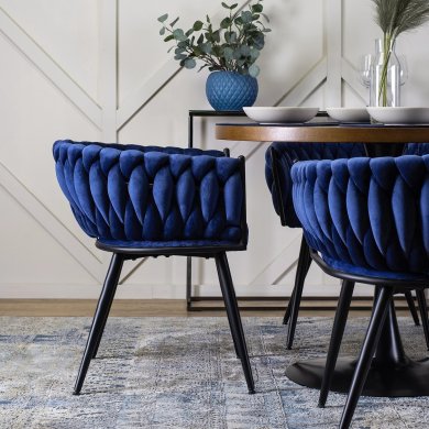 Обеденный стул Mebel Elit EMPOLI Welur Синий - 7 Обеденный стул Mebel Elit EMPOLI Welur Синий ME.EMPOLI/GR/V/K фото - 7