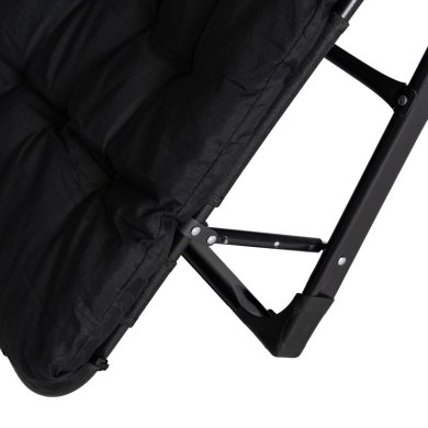 Складной шезлонг Mebel Elit EDISON Черный ME.EDISON/CZ/T/LOZ фото - 12