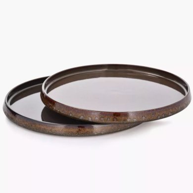 Тарілка Duka FREYR 26 см Коричневий 2222135 фото - 4