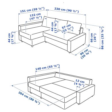 IKEA FRIHETEN / KLAGSHAMN (ИКЕА ФРИХЕТЕН/КЛАГСХАМН) 69444330 фото - 8
