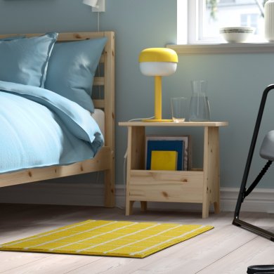 Килим VANDPLATS 60x90 см Жовтий - 4 IKEA Килим VANDPLATS 60x90 см Жовтий (ИКЕА ВАНДПЛАТС) 60600947 фото - 4