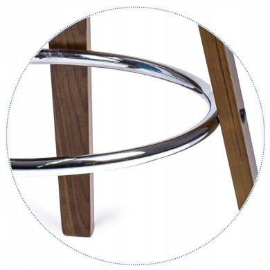 Барний стілець Mebel Elit LUIZJANA Чорний - 7 Барний стілець Mebel Elit LUIZJANA Чорний ME.LUIZIANA/CZ/O/E/DG/H фото - 7