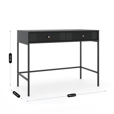 Туалетный стол Mebel Elit SOFT Черный W.ISEO/CZ/B фото - 5