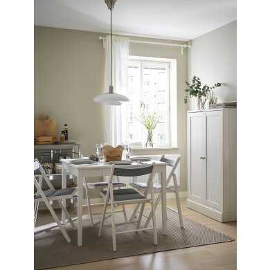 IKEA Розкладний обідній стіл IDANAS Білий (ИКЕА ИДАНАС) 00487652 фото - 8