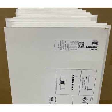 IKEA УЦІНКА Полиця BURHULT 59x20 см Білий brak/80400042 фото - 2