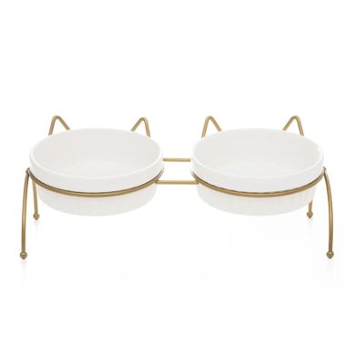 Набор мисок для кошки Homla CATTY 2 шт Белый - 2 Набор мисок для кошки Homla CATTY 2 шт Белый 221245 фото - 2