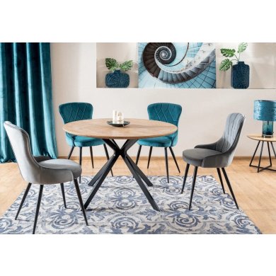 Обеденный стул Signal LOTUS Welur Бирюзовый LOTUSVCTU фото - 5