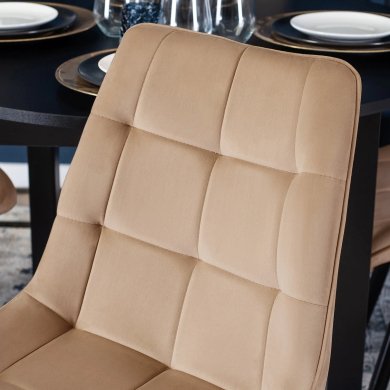 Обеденный стул Mebel Elit RIO Welur Бежевый - 8 Обеденный стул Mebel Elit RIO Welur Бежевый ME.RIO/BZ/V/K фото - 8