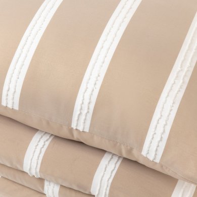 Комплект постельного белья Homla GLAND 160x200 см Бежевый 209998 фото - 3