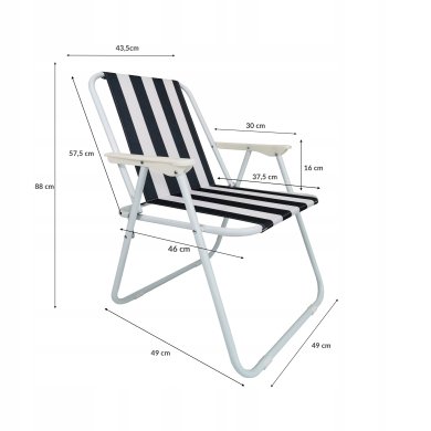 Складное садовое кресло Kontrast ATENA PRO Принт - 13 Складное садовое кресло Kontrast ATENA PRO Принт 5.03.13457 фото - 13