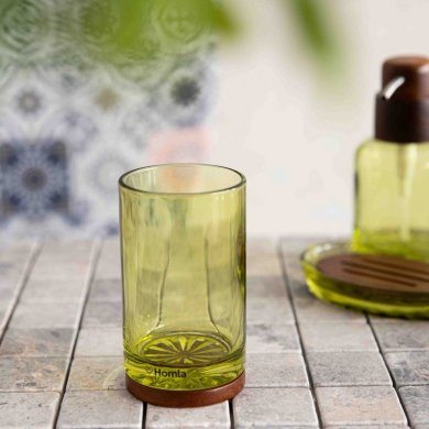 Стакан для зубных щеток Homla DENIKA Зеленый 219797 фото - 4