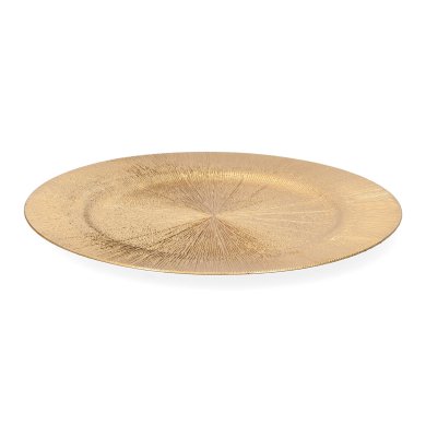 Декоративный поднос Homla RAGGI 33 см | Золотой - 2 Декоративный поднос Homla RAGGI 33 см | Золотой 163121 фото - 2