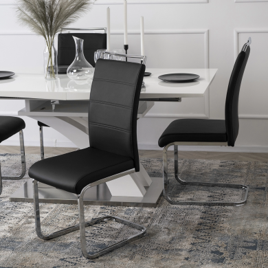 Обідній стілець Mebel Elit LOCA Чорний - 7 Обідній стілець Mebel Elit LOCA Чорний ME.LOCA/CZ/CH/E/K фото - 7