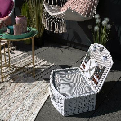 Корзина для пикника Homla PICNIC 46x38x41 см | Белый 162531 фото - 9