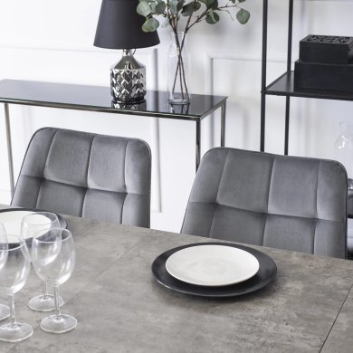 Обеденный стул Mebel Elit RIO Welur Серый - 10 Обеденный стул Mebel Elit RIO Welur Серый ME.RIO/P/V/K фото - 10