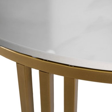 Журнальний стіл Mebel Elit KORIN Marmur Золотий ME.KORIN/B/PL/ZL/L фото - 4