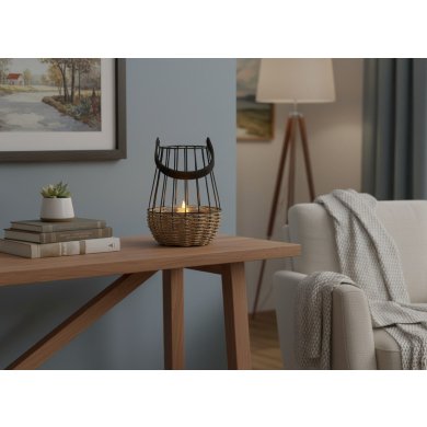 Підсвічник-ліхтар Garden Line 27х37 см Коричневий LIS6666 фото - 3