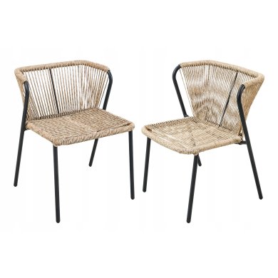 Комплект садових меблів Kontrast ROMA Чорний - 5 Комплект садових меблів Kontrast ROMA Чорний 5.05.12337 фото - 5