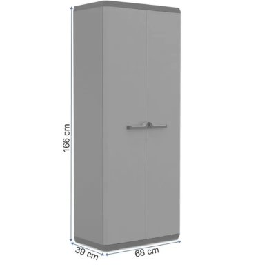 Садовый шкаф Keter/Kis PIU TALL CABINET Серый 241540-1 фото - 8
