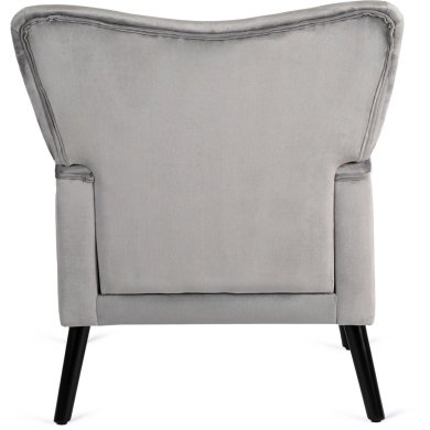 Крісло м'яке Mebel Elit BUNNY Welur 2 Сірий - 6 Крісло м'яке Mebel Elit BUNNY Welur 2 Сірий ME.BUNNY/P/CZ/V/FW фото - 6