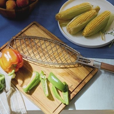 Решітка для барбекю Homla EASY GRILL 55х13 см Сріблястий - 5 Решітка для барбекю Homla EASY GRILL 55х13 см Сріблястий 230066 фото - 5