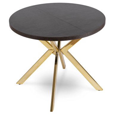 Розкладний обідній стіл Mebel Elit LUGO Чорний - 2 Розкладний обідній стіл Mebel Elit LUGO Чорний ME.LUGO/CZ/ZL/S фото - 2