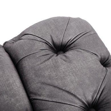 Крісло м'яке Mebel Elit SORRENTO 1S Welur Сірий ME.SORRENTO1S/P/V/FW фото - 6