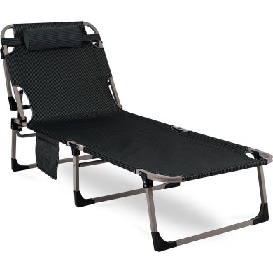 Складной шезлонг Mebel Elit VENUS Серый - 4 Складной шезлонг Mebel Elit VENUS Серый ME.VENUS/P/T/LOZ фото - 4