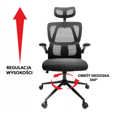 Офисное кресло Kontrast KG102 Черный - 6 Офисное кресло Kontrast KG102 Черный 5.90.20116 фото - 6