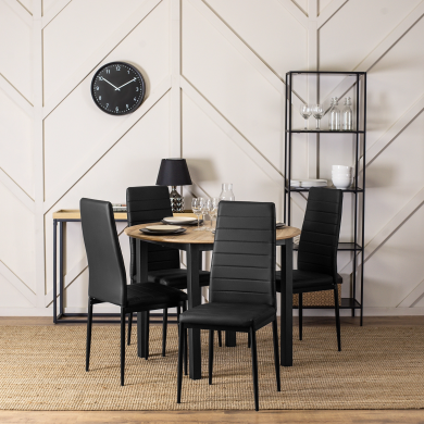 Обеденный стул Mebel Elit NARIS Черный - 5 Обеденный стул Mebel Elit NARIS Черный ME.NARIS/CZ/E/K фото - 5