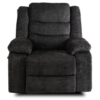 Кресло мягкое раскладное с реклайнером Mebel Elit ARTURO Welur Черный ME.ARTURO/CZ/V/FW фото - 2