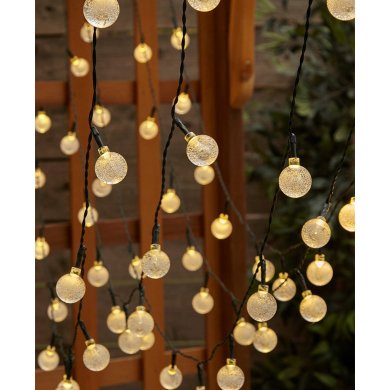 Декоративная гирлянда на солнечной батарее Garden Line 50 LED 7,35 м Теплый-белый SOL3767 фото - 3