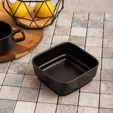 Глубокая тарелка Homla TOSAL 14 см Черный - 5 Глубокая тарелка Homla TOSAL 14 см Черный 232427 фото - 5