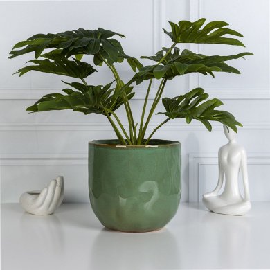 Кашпо Homla RONA 15,5x14,5 см Зеленый 206330 фото - 6