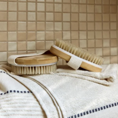 Щітка для сухого масажу Homla SERENITY 4x10 см | Бежевий - 5 Щітка для сухого масажу Homla SERENITY 4x10 см | Бежевий 218560 фото - 5