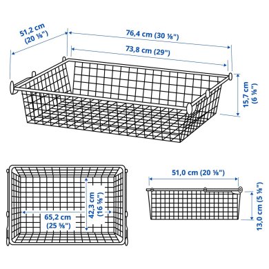 IKEA Кошик HJALPA (ИКЕА ХЬАЛПА) 79213466 фото - 6