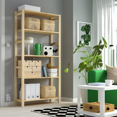 IKEA Стеллаж IVAR Дерево (ИКЕА ИВАР) 89404578 фото - 6