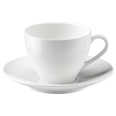 IKEA Чашка кавова з блюдцем VÄRDERA (ИКЕА VÄRDERA) 60277463 фото - 16