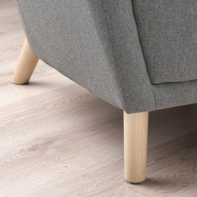 IKEA Кресло мягкое OSKARSHAMN Серый (ИКЕА Оскарсхамн) 20523611 фото - 2
